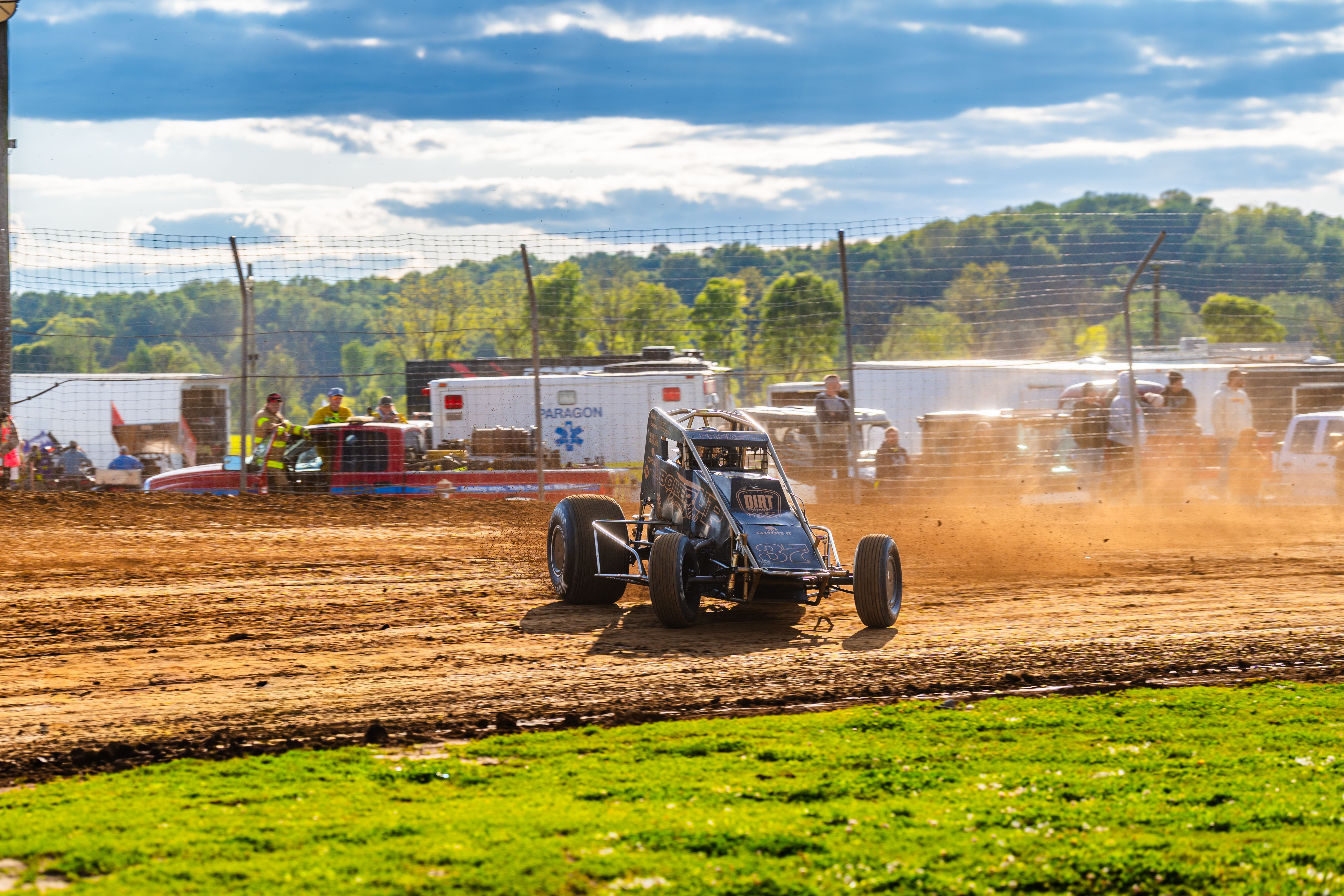 Racing at the fairgrounds